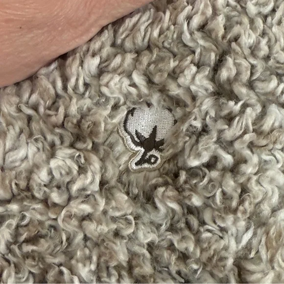 Southern Shirt Co XXL Sherpa Quarter Zip Pullover Fleece Taupe Gray Cozy Winter - Picture 8 of 11